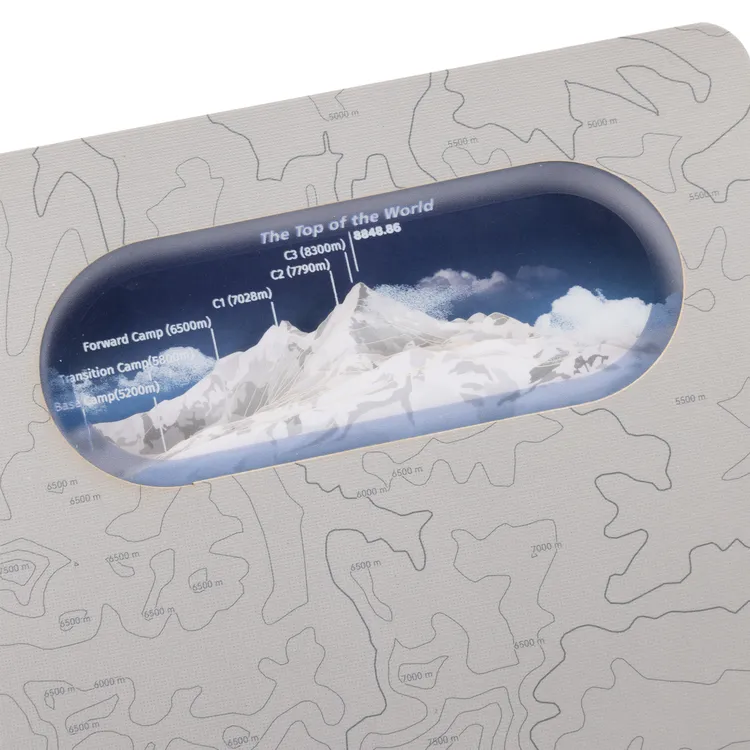 Carnet à décor 3D Mount Everest #10