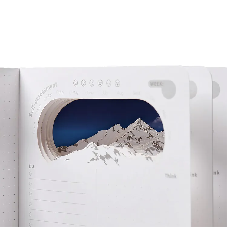 Carnet à décor 3D Mount Everest #11