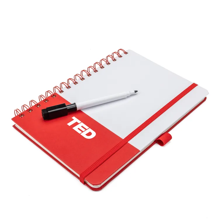 Spiral Notebook with Whiteboard and Marker #10