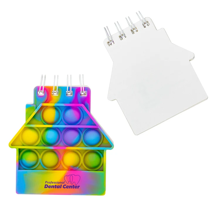 House Spiral Notebook Push Pop #12