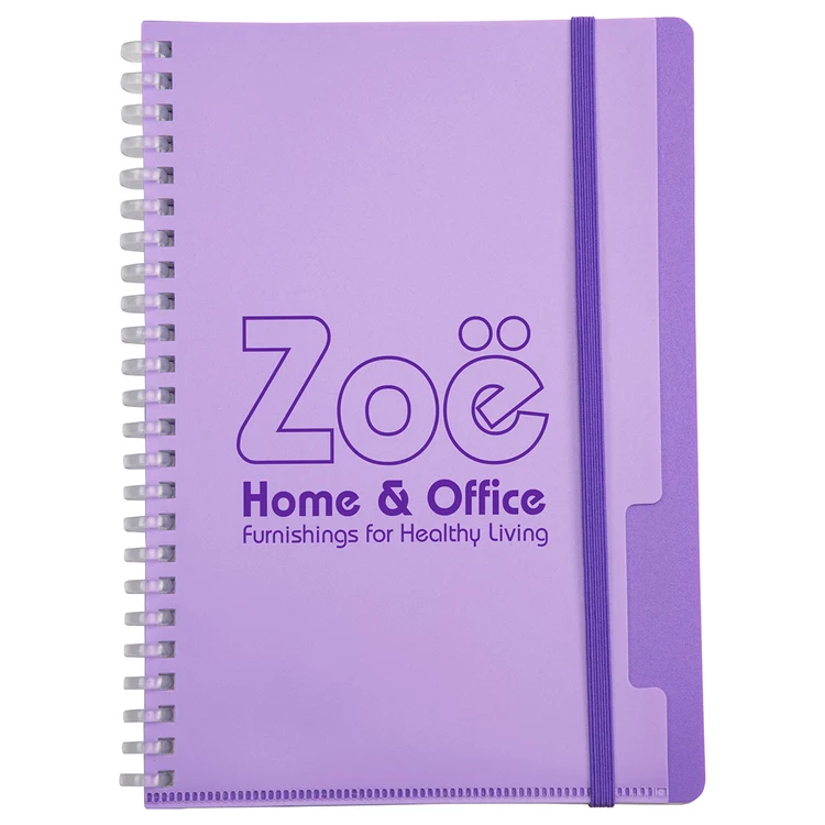 Arcadia Soft Spiral Notebook with Front Pocket #12