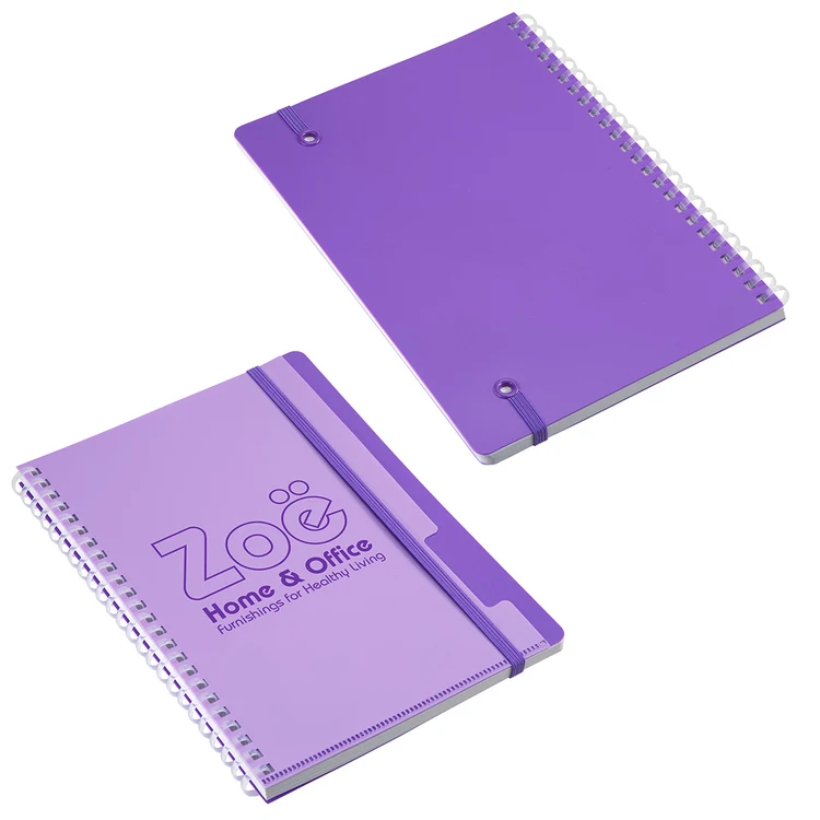 Arcadia Soft Spiral Notebook with Front Pocket #6