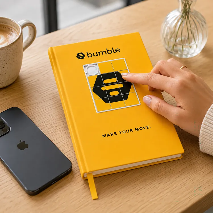 Notebook with Built-In Slide Puzzle #8