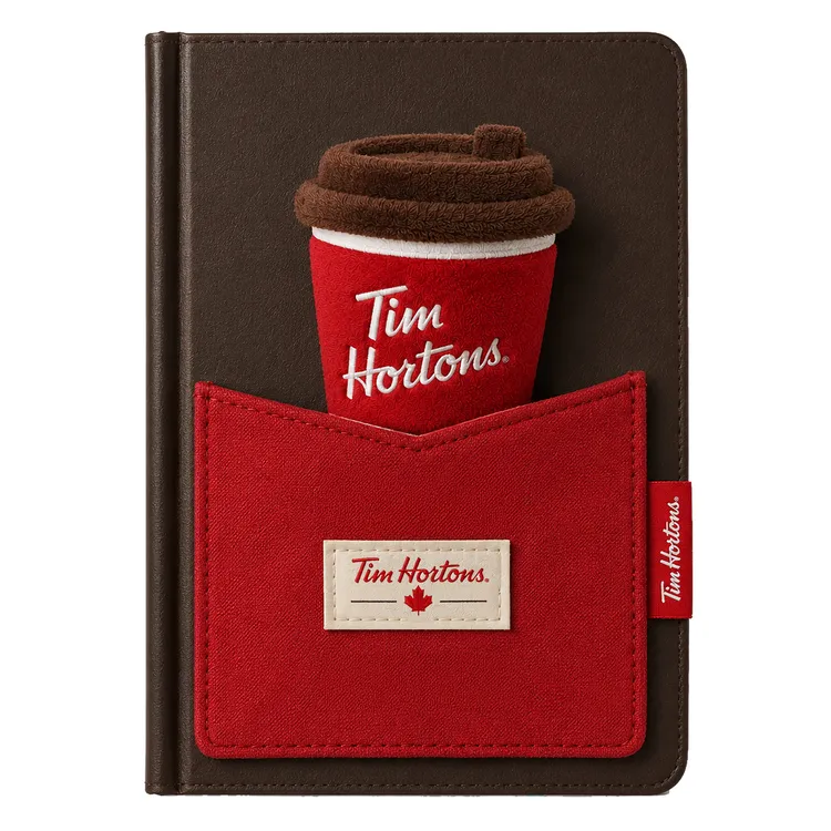 Notebook with Front Pocket and Custom Plush Toy #2