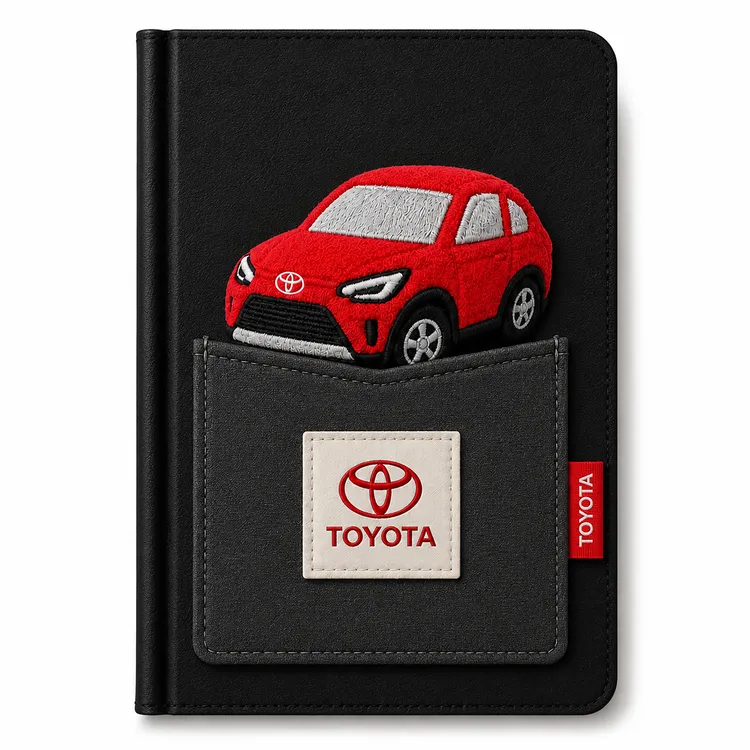 Notebook with Front Pocket and Custom Plush Toy #4