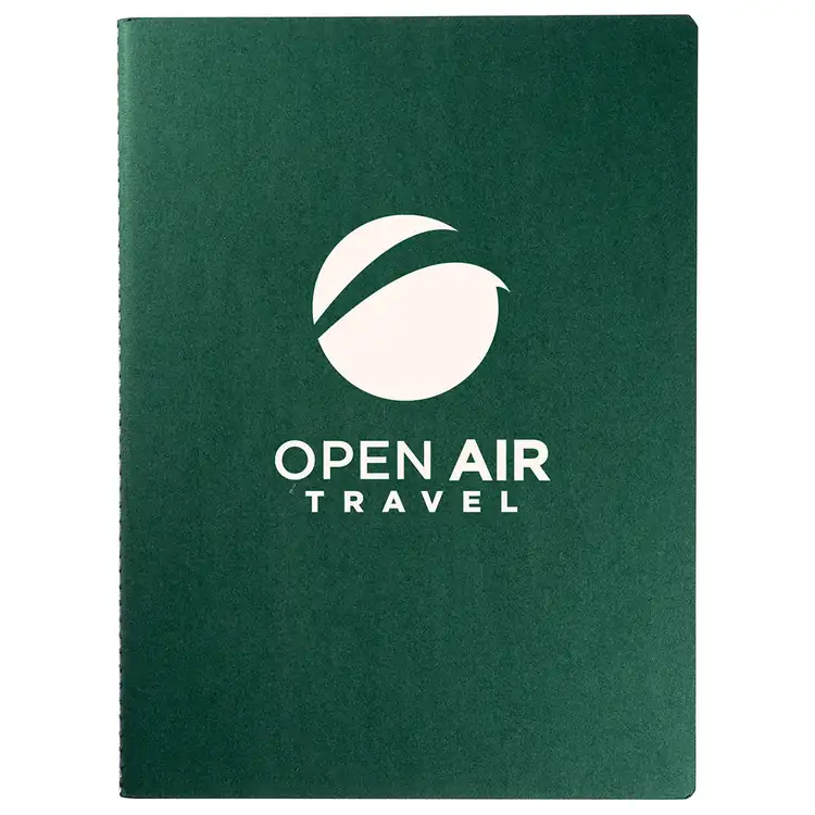 Stitch-Bound Recycled Paper Notebook #4
