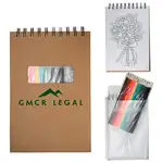 Drawing Notebook with Colored Pencils