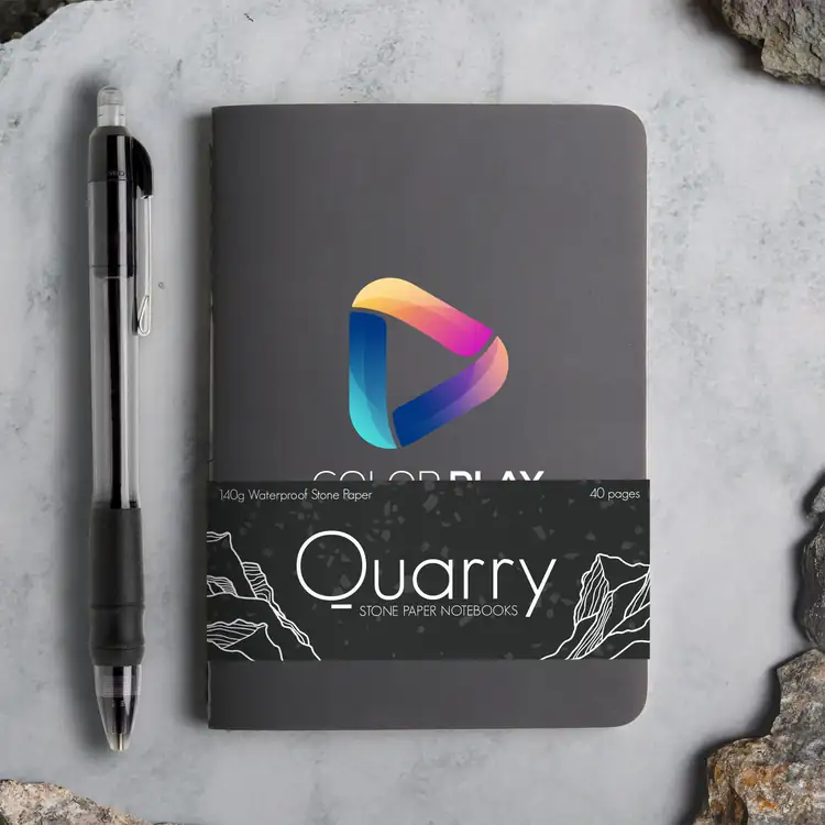 Quarry Stone Paper Pocket Notebook #4