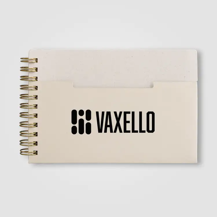 Lino FSC Paper Spiral Binding Horizontal Pocket Notebook - A6 #10