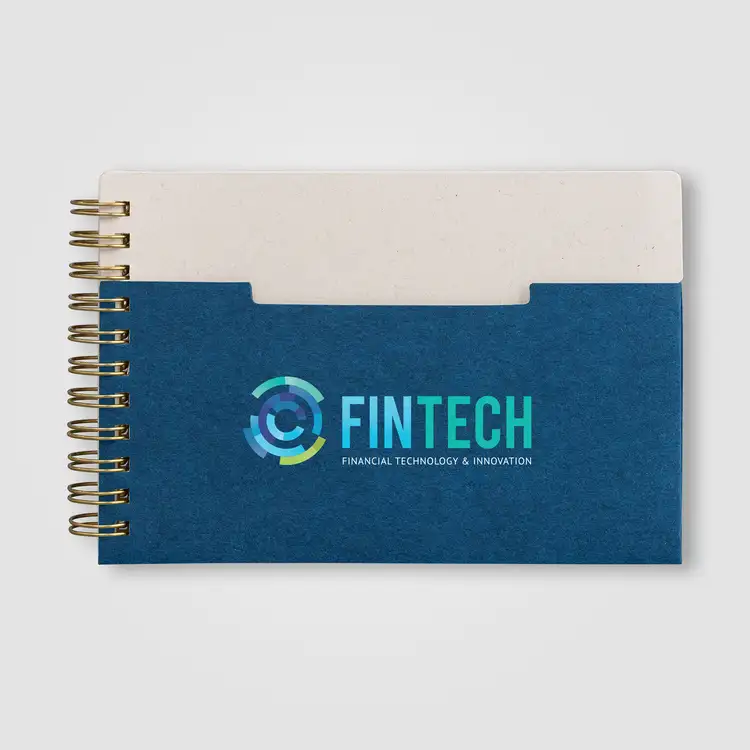 Lino FSC Paper Spiral Binding Horizontal Pocket Notebook - A6 #5