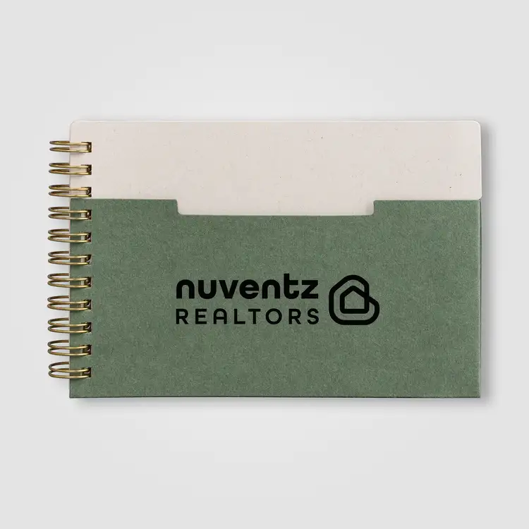 Lino FSC Paper Spiral Binding Horizontal Pocket Notebook - A6 #7