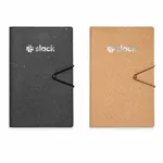 Carnet en cuir recyclé Rowan avec boîte