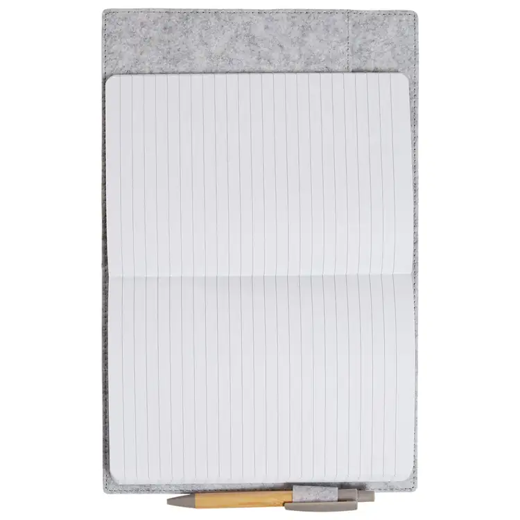Grove Refillable Bamboo Notebook with Pen #3