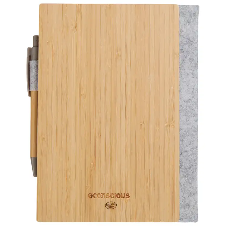 Grove Refillable Bamboo Notebook with Pen #4