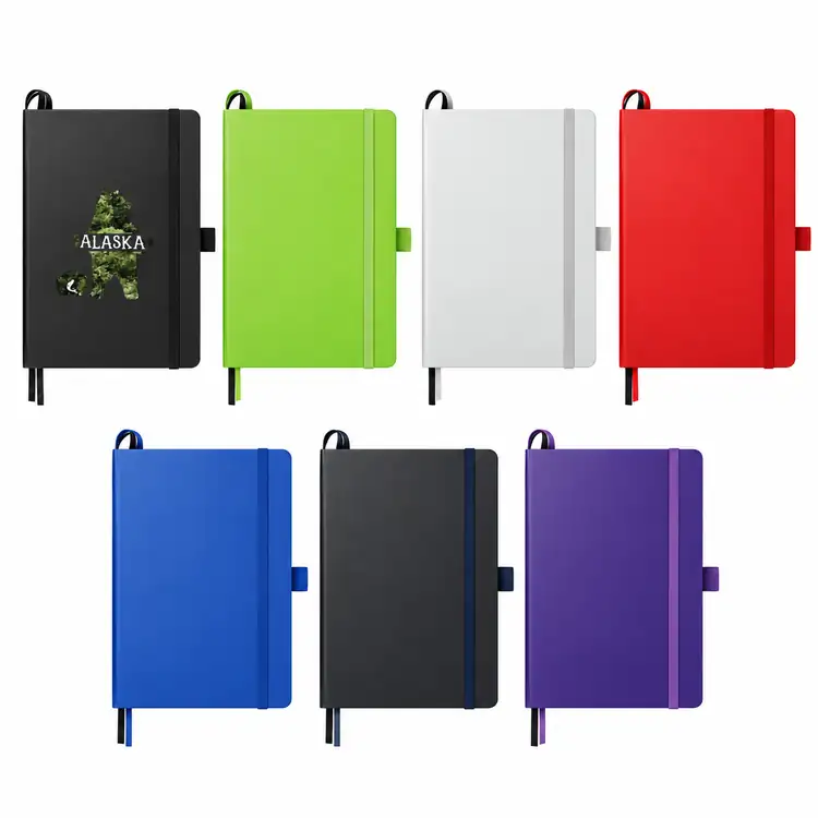 Carnet relié FSC Mix à accessoires assortis