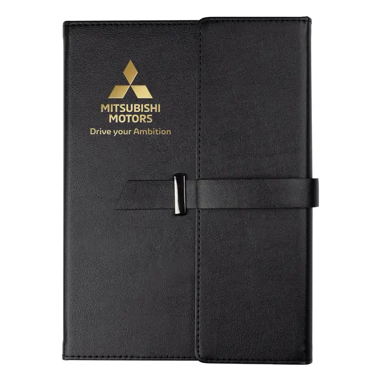 Carnet rigide Attila avec sangle de Swiss Force
