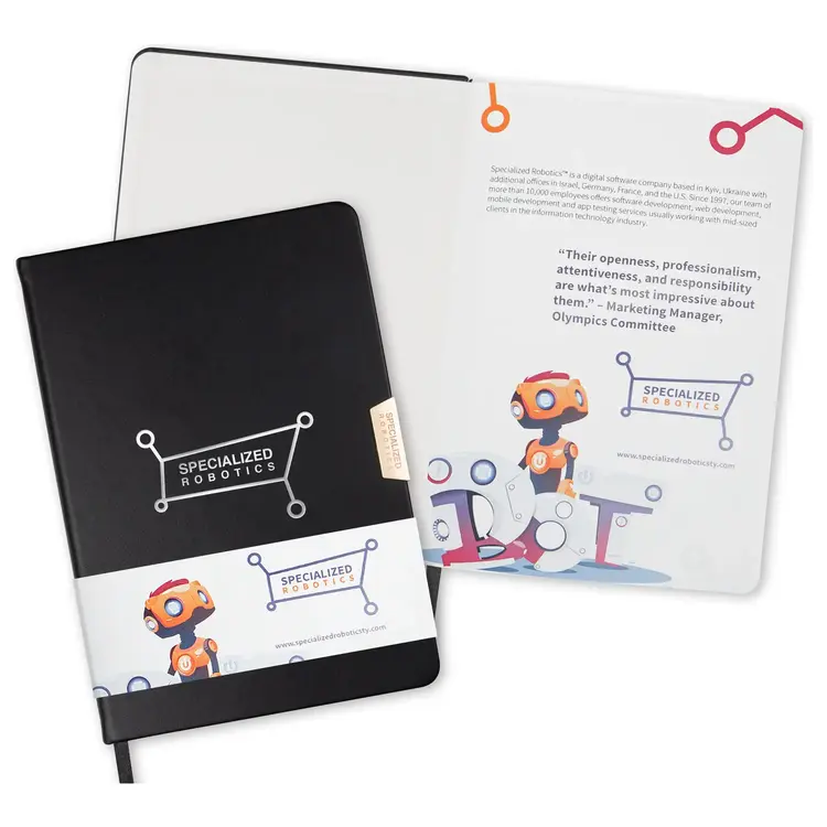Carnet rigide Bolivar avec accent or de Swiss Force #2