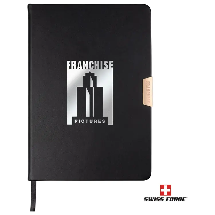 Carnet rigide Bolivar avec accent or de Swiss Force