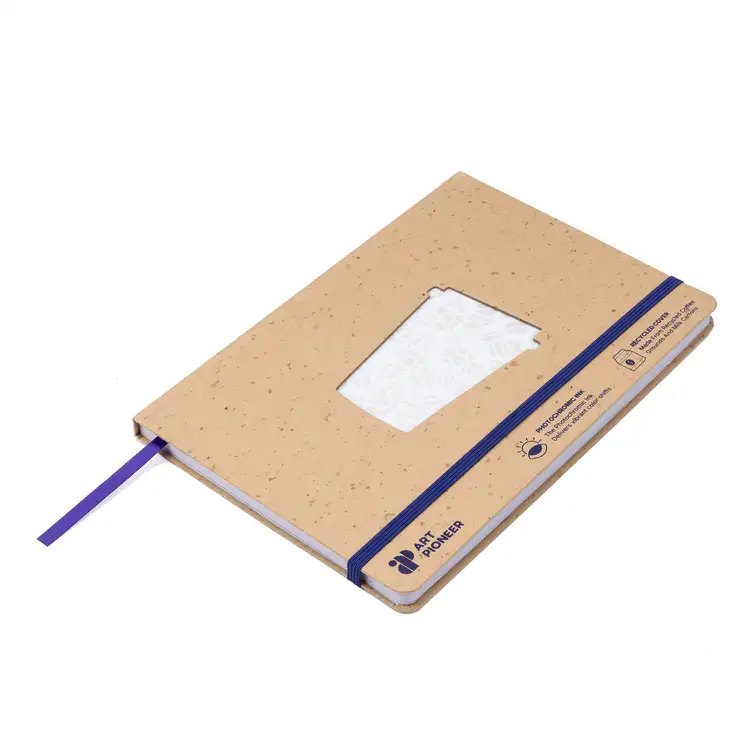 Recycled Hardcover Notebook with Cup Cutout #2