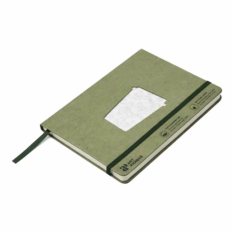 Recycled Hardcover Notebook with Cup Cutout #3