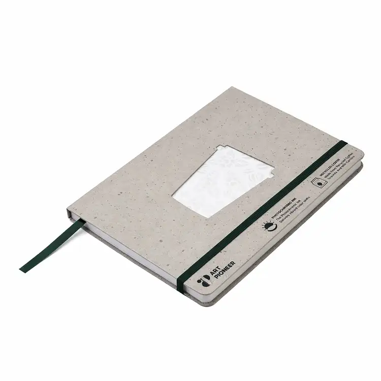 Recycled Hardcover Notebook with Cup Cutout #5