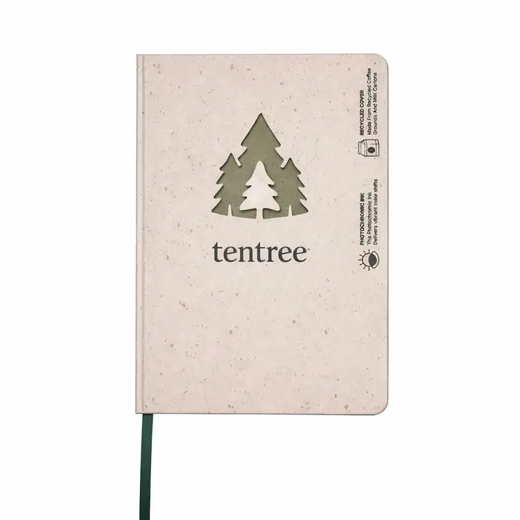 Recycled Hardcover Notebook with Custom Cutout #2