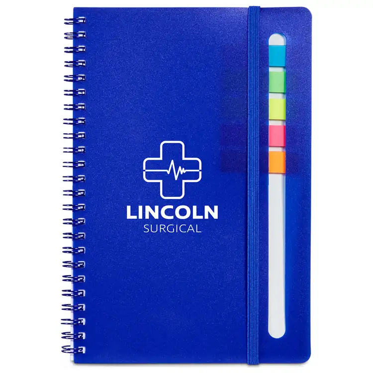 Semester Spiral Notebook with Sticky Flags #3