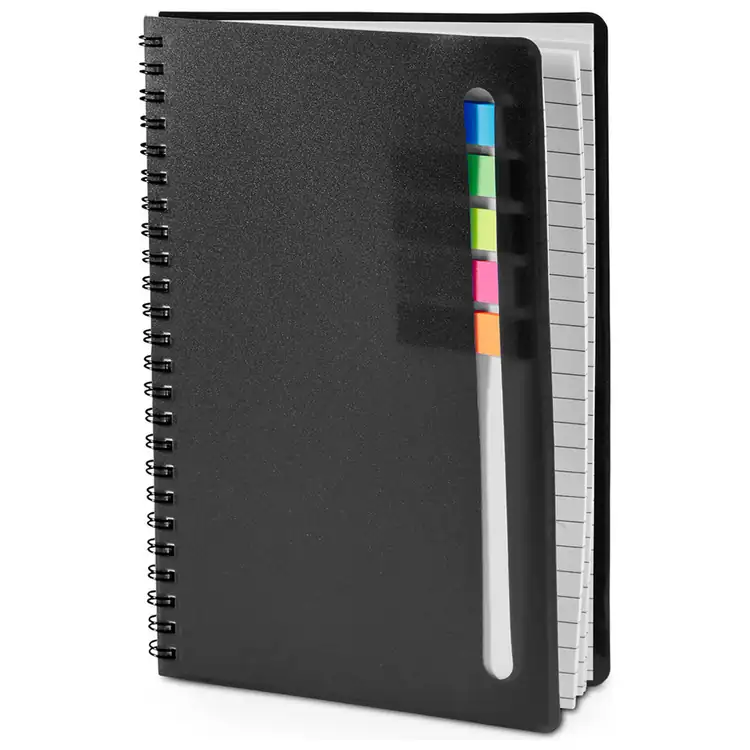 Semester Spiral Notebook with Sticky Flags #5
