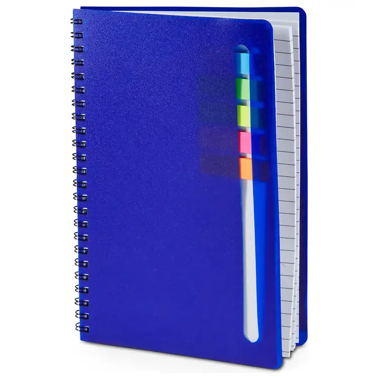 Semester Spiral Notebook with Sticky Flags #6