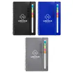 Semester Spiral Notebook with Sticky Flags