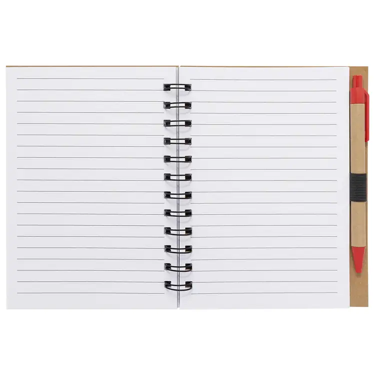 Heart Cutout Spiral Notebook with Pen #3