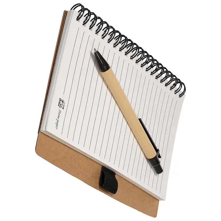 Stone Paper Spiral Notebook with Pen #2