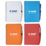 Translucent Spiral Notebook with Matching Pen
