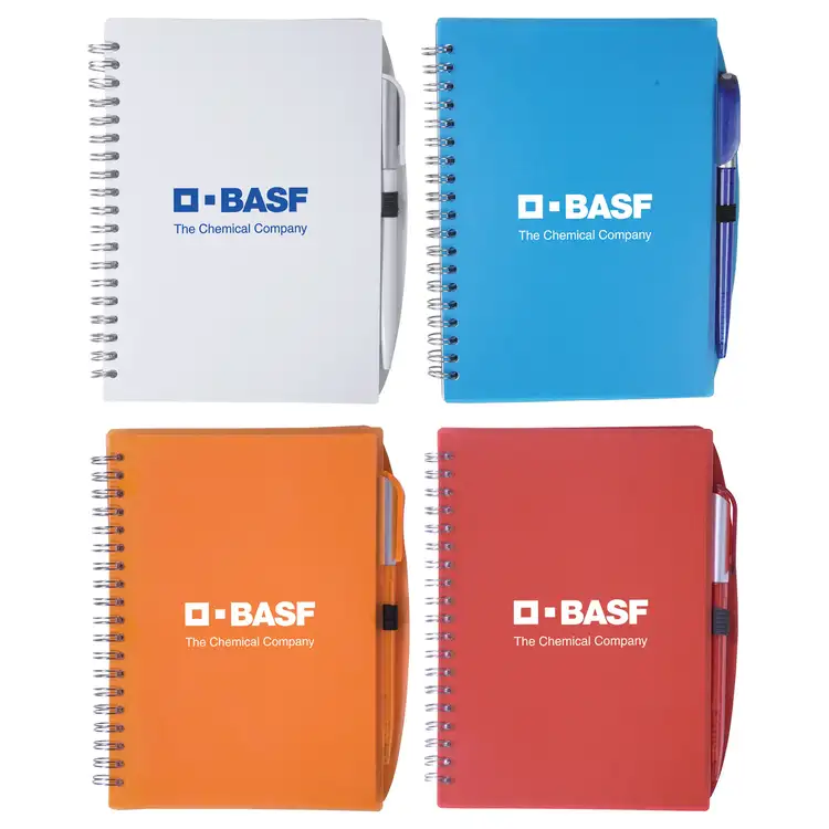 Translucent Spiral Notebook with Matching Pen
