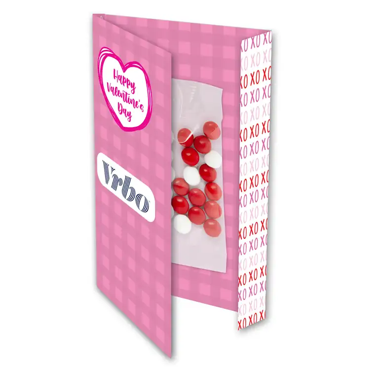 Presentation Card with chocolate buttons #2