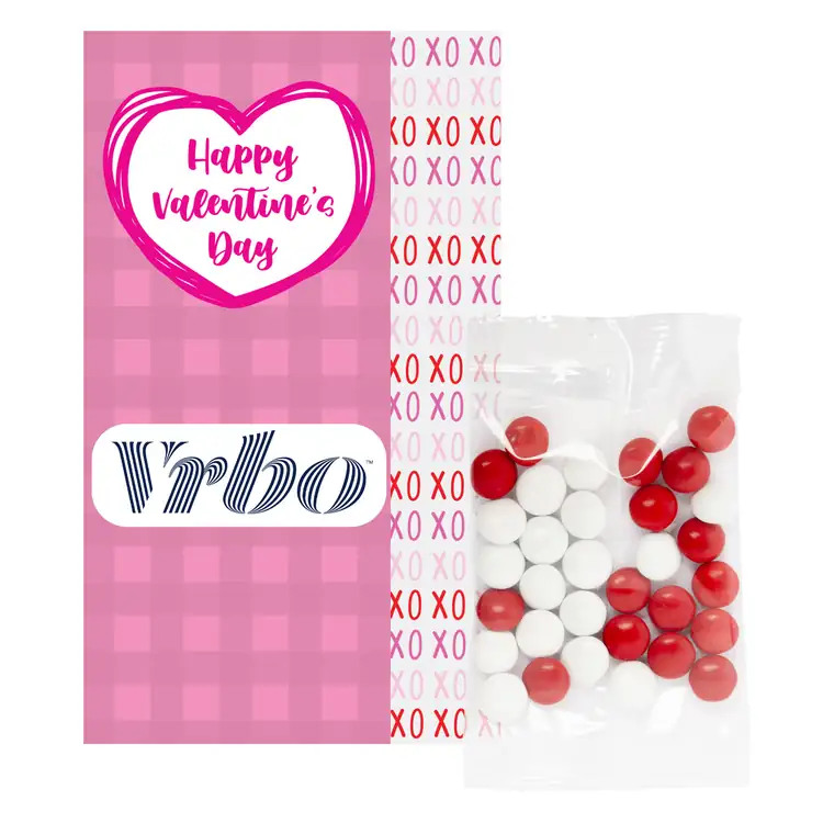 Presentation Card with chocolate buttons
