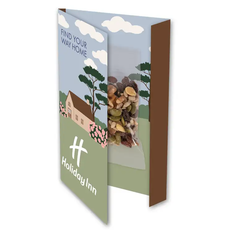 Presentation Card with raisin and nut trail mix #2