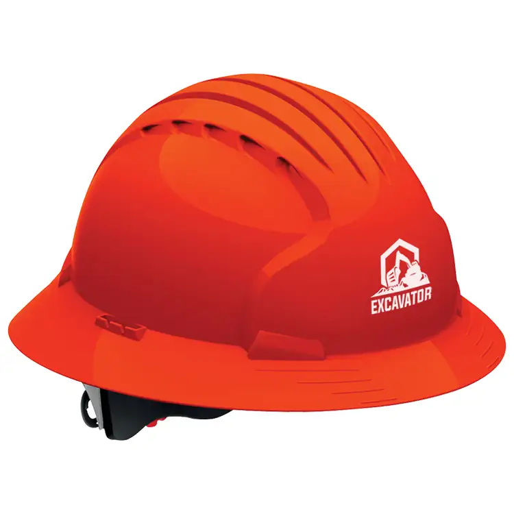 Evolution 6161 Hi-Vis Full Brim Hard Hat #2