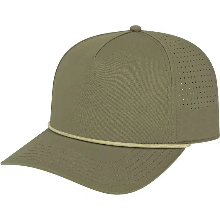 Cap America Summit Perforated Cap with Rope #10