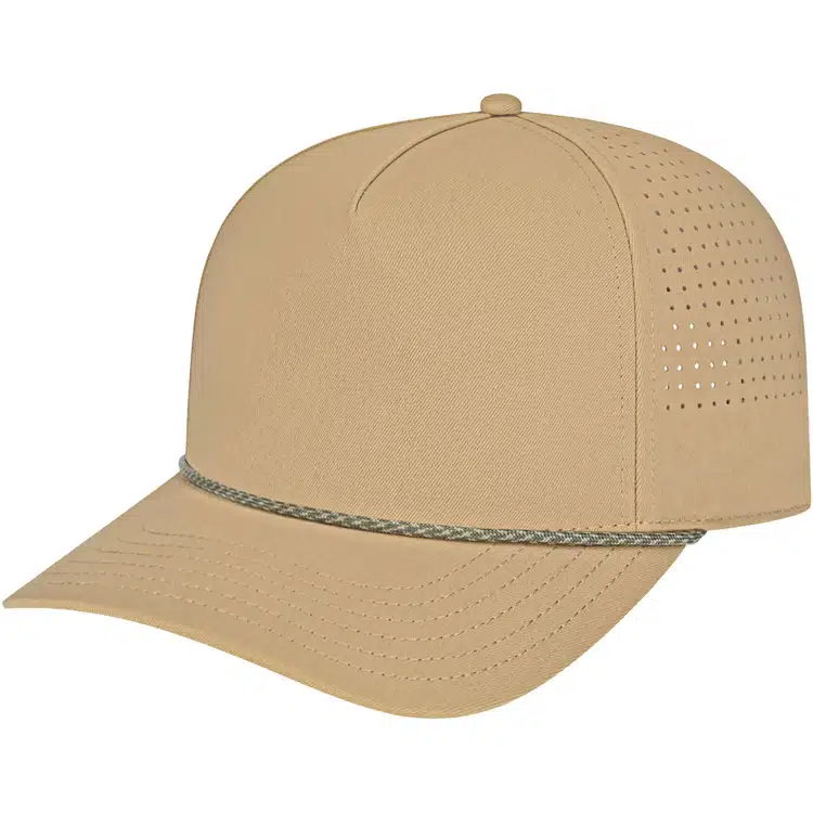 Cap America Summit Perforated Cap with Rope #9