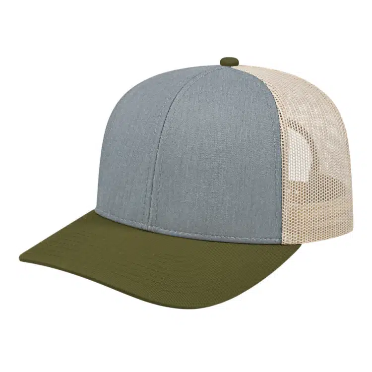 Cap America Poly-Cotton Trucker Mesh Back Cap #16