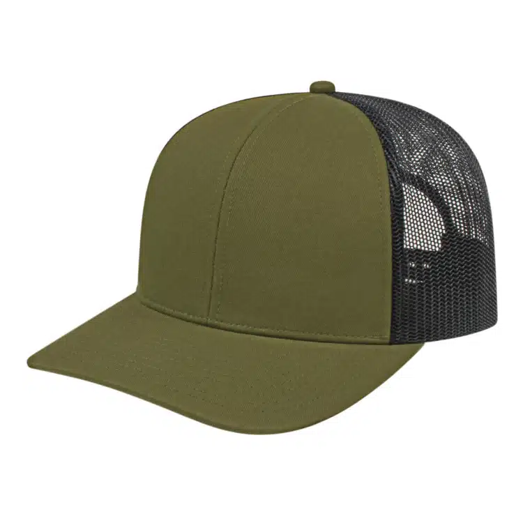 Cap America Poly-Cotton Trucker Mesh Back Cap #18