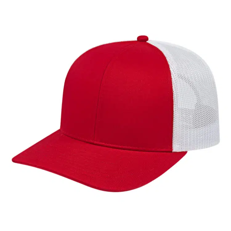 Cap America Poly-Cotton Trucker Mesh Back Cap #23