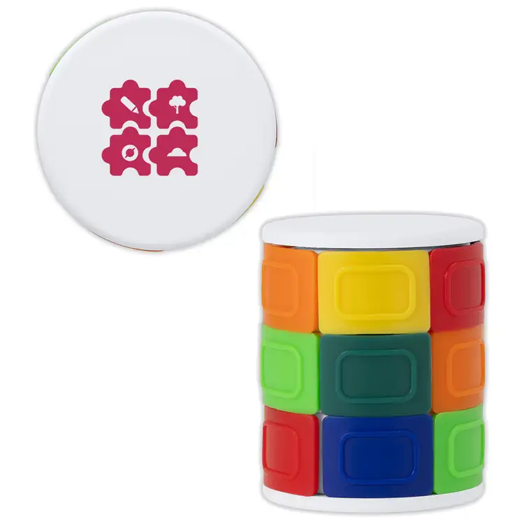 Rotate and Slide Cylinder Puzzle