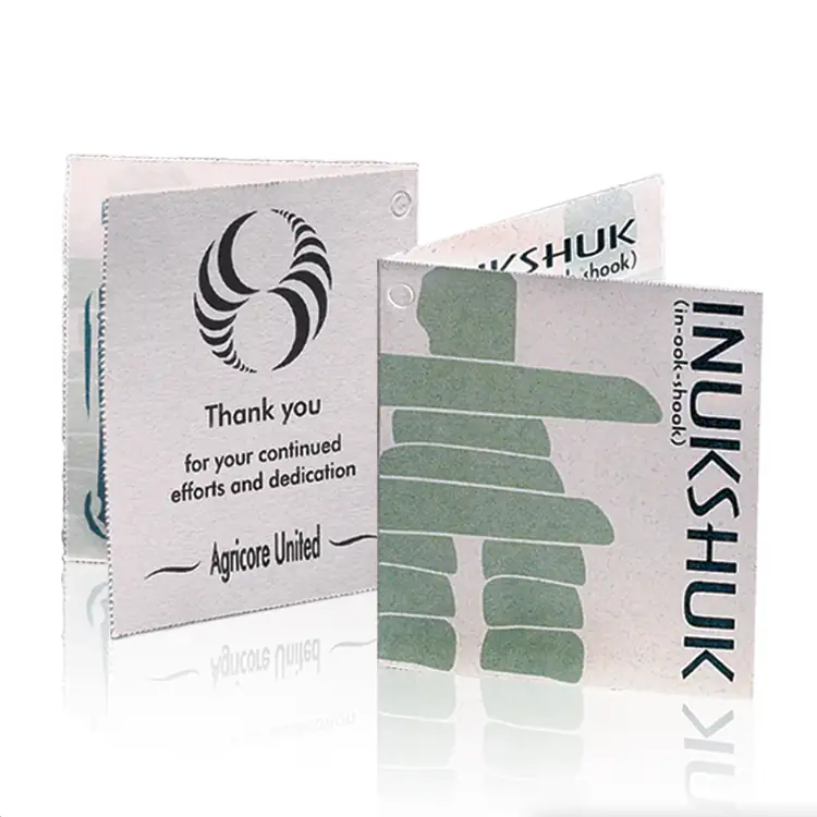 Inukshuk Friendship Ring on Jade Glass #3