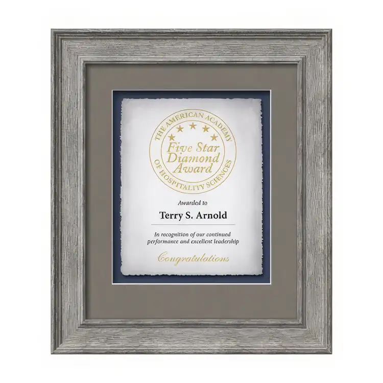 Waterleaf Calder Multicolor Framed Certificate #5