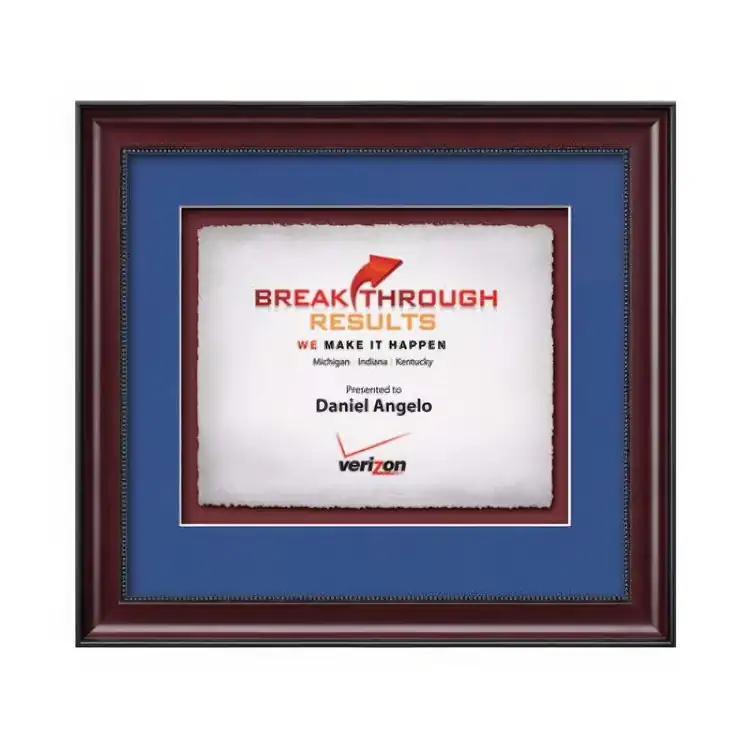 Waterleaf Caprera Multicolor Framed Certificate #3