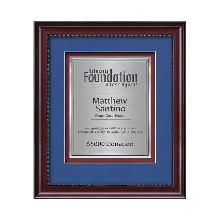 Waterleaf Caprera TexEtch Framed Certificate #3