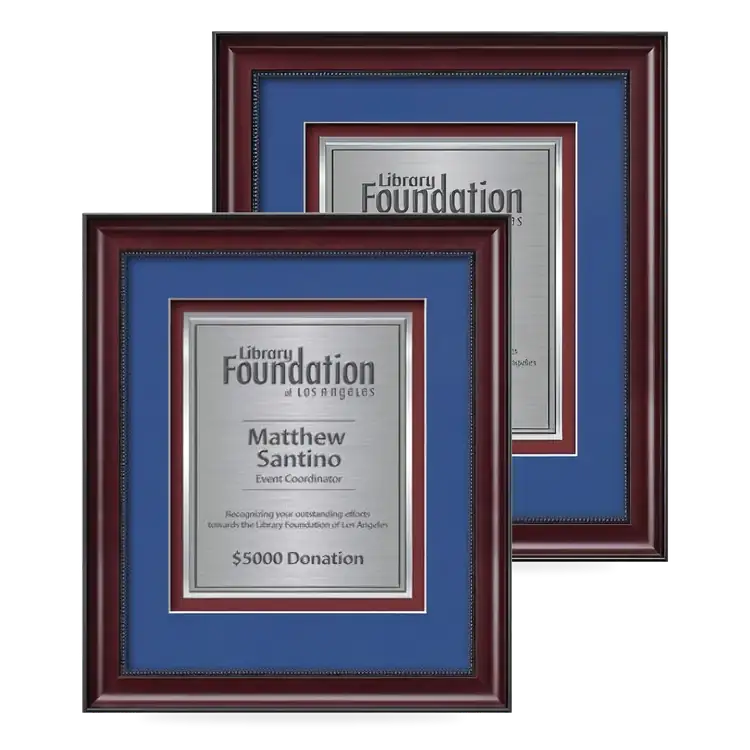 Waterleaf Caprera TexEtch Framed Certificate