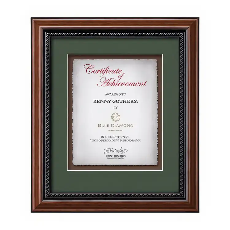 Certificat encadré Waterleaf Deco Multicolore #2